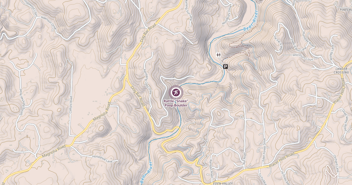 Map preview of Rattle "Snake" Poop Boulder