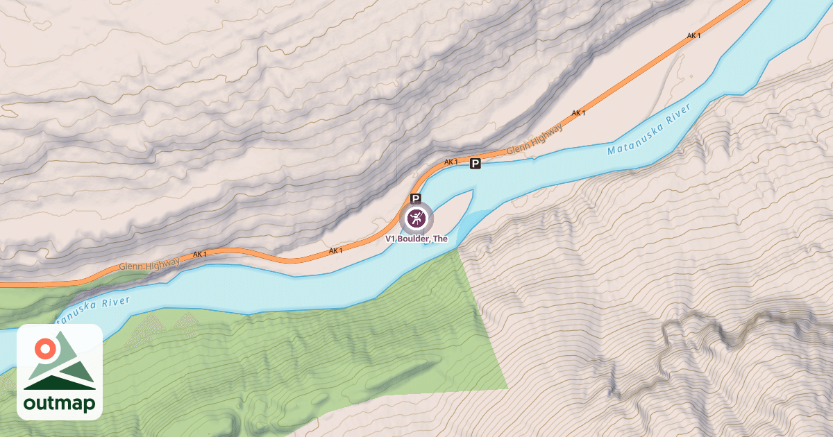 Map of V1 Boulder, The