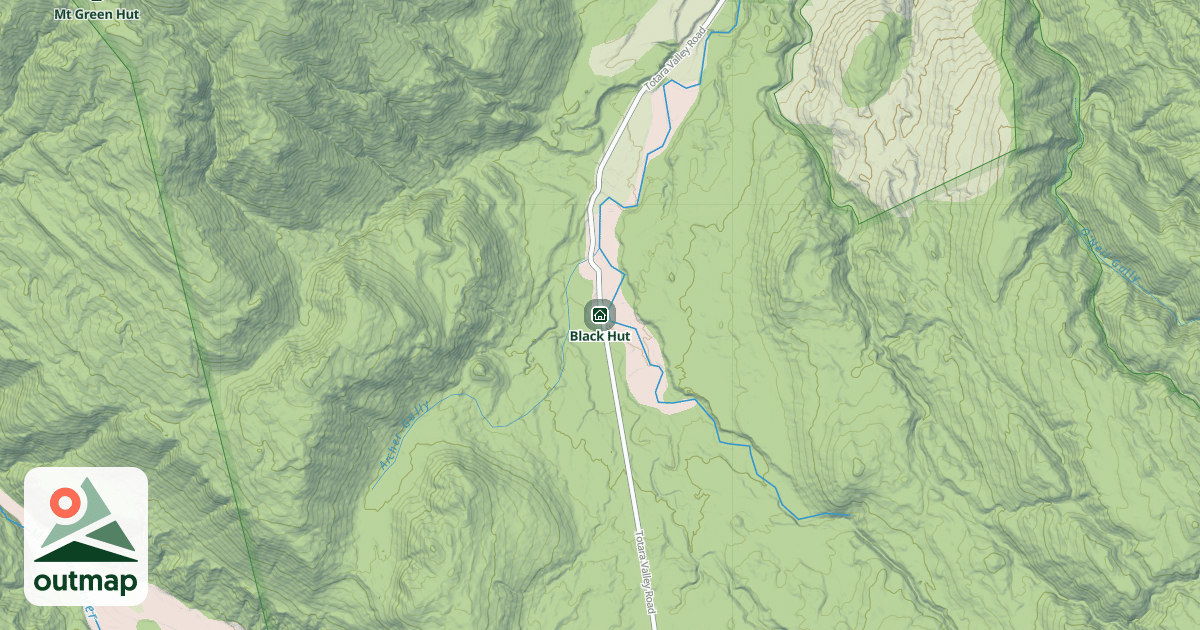 Map of Black Hut