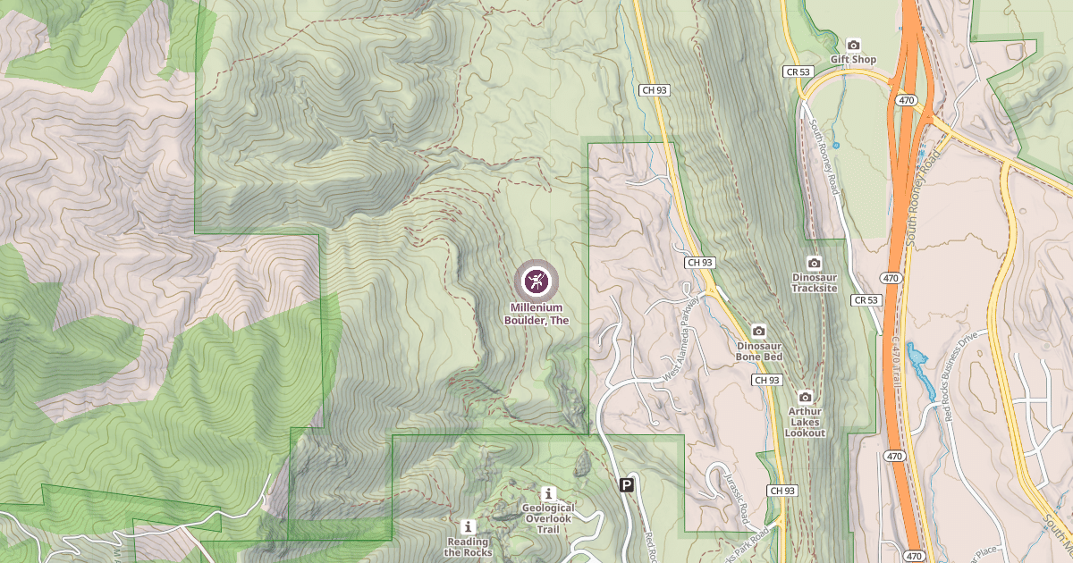 Map preview of Millenium Boulder, The