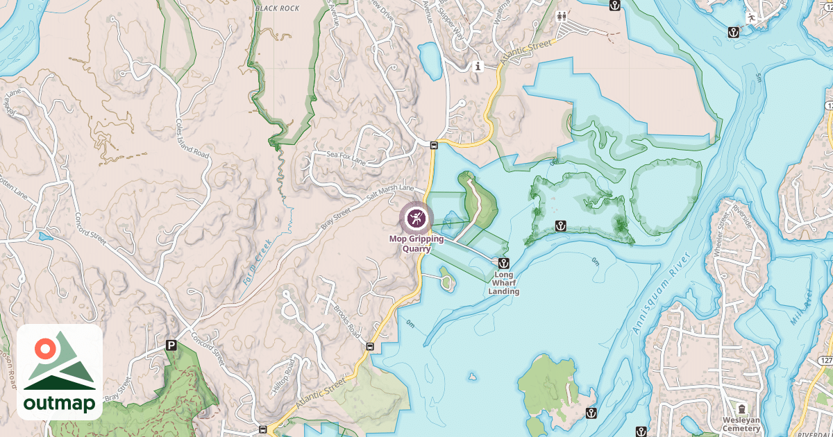 Map of Mop Gripping Quarry