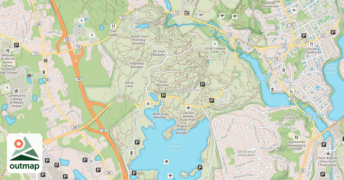 Map of Olive Branch