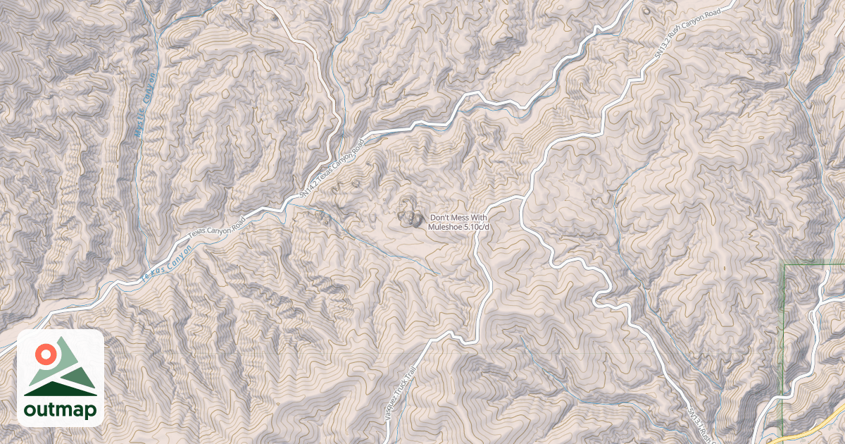 Map of Don't Mess With Muleshoe