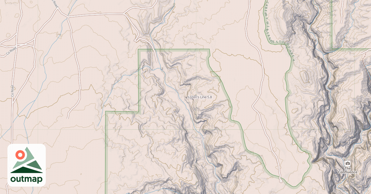 Map of Lozen's Line