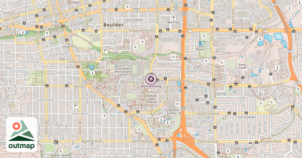 Map of Math Building