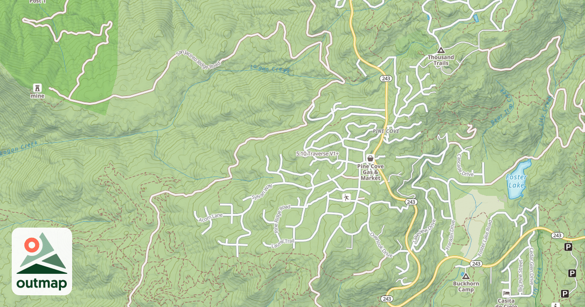 Map of 5.10 Traverse