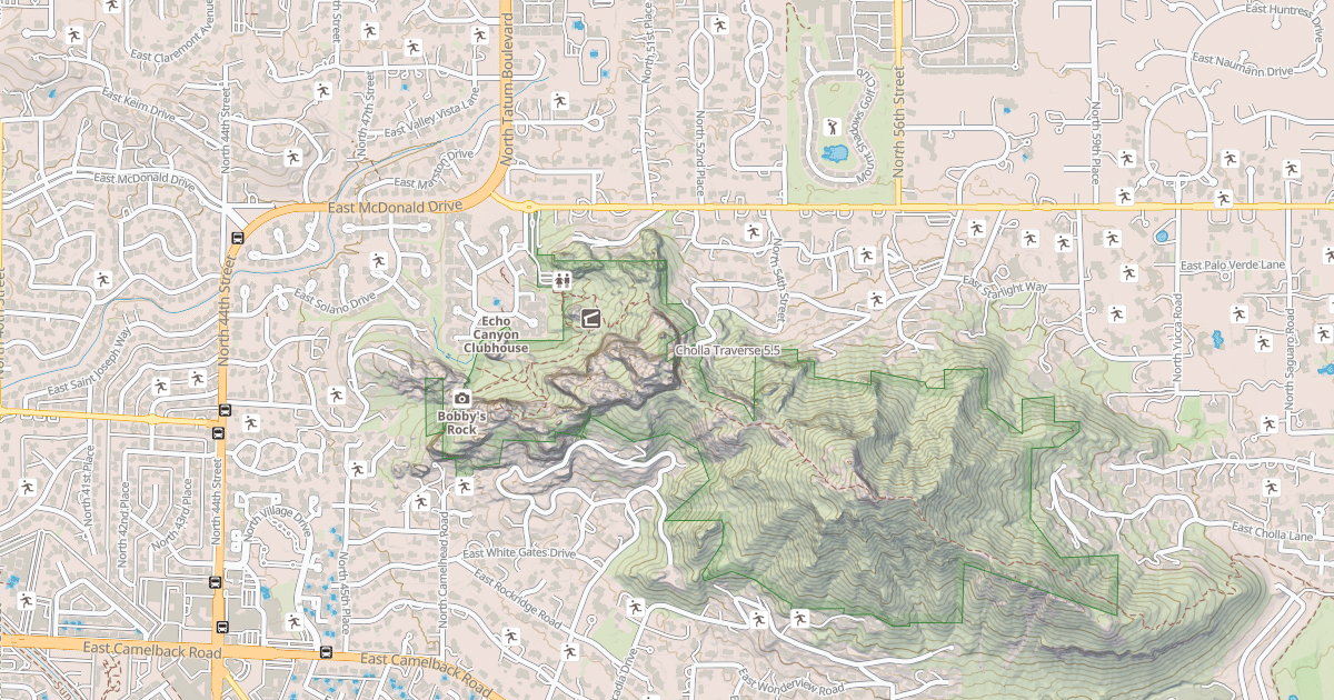 Map preview of Cholla Traverse