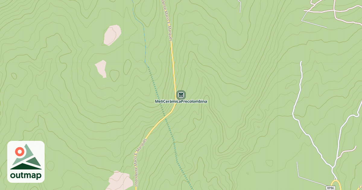 Map of MeliCerámicaPrecolombina