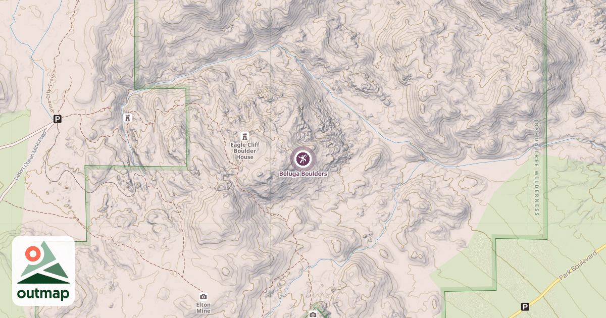 Map of Beluga Boulders