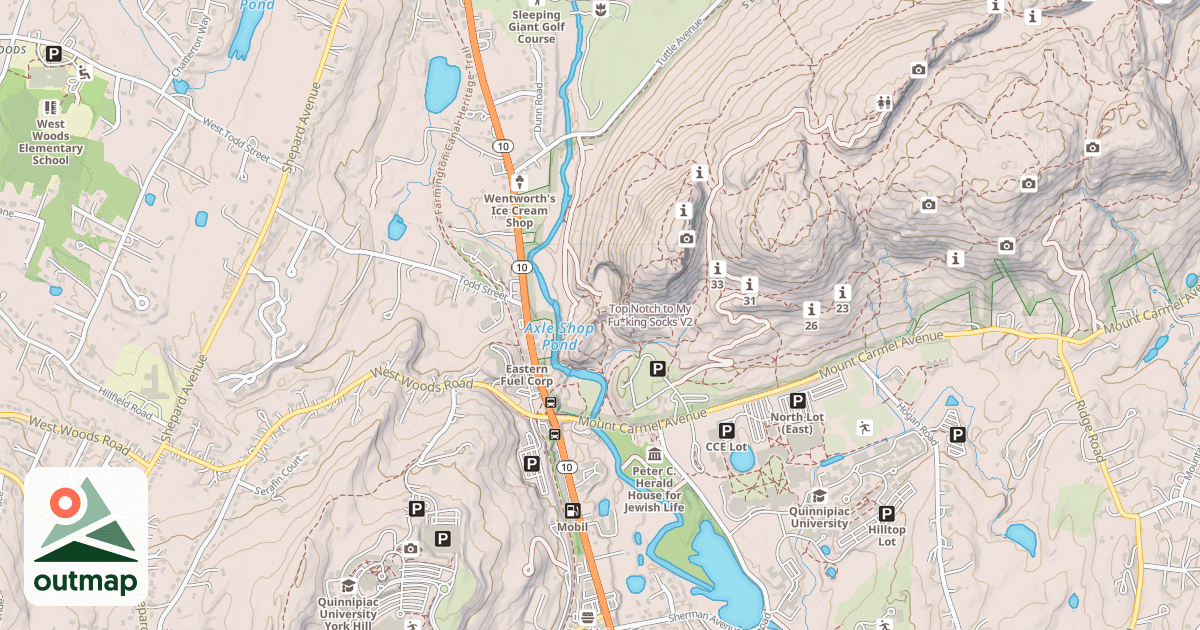 Map of Top Notch to My Fu*king Socks