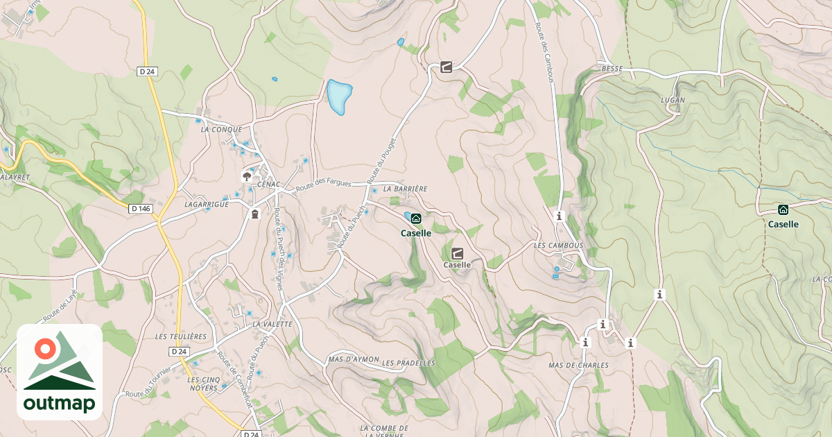 Map of Caselle