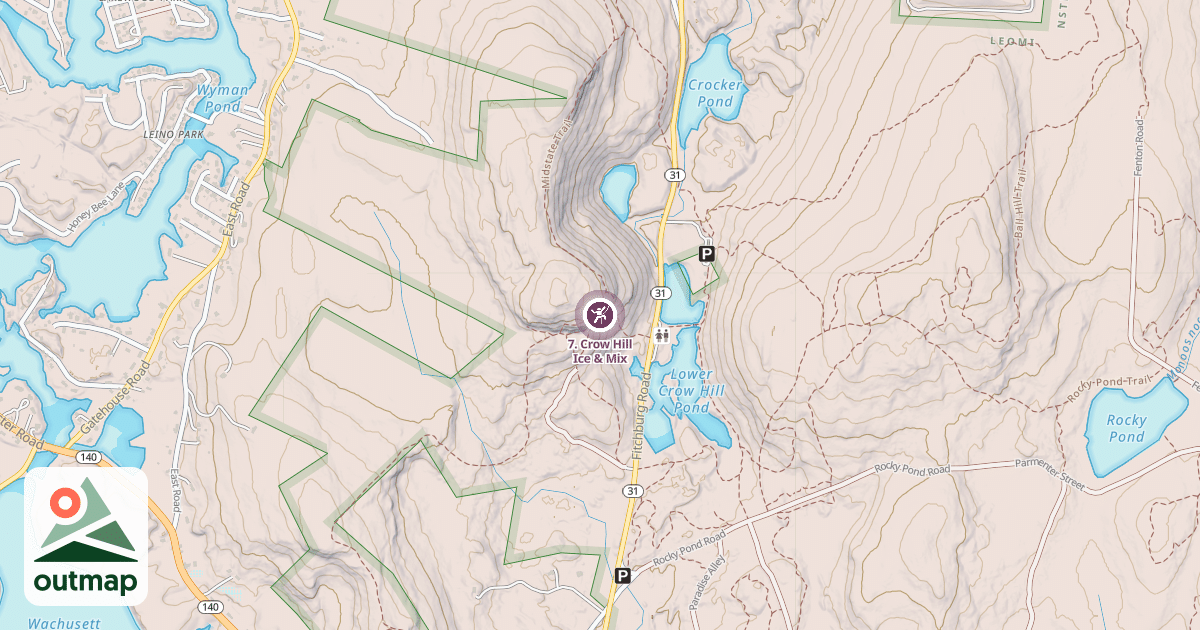 Map of 7. Crow Hill Ice & Mix