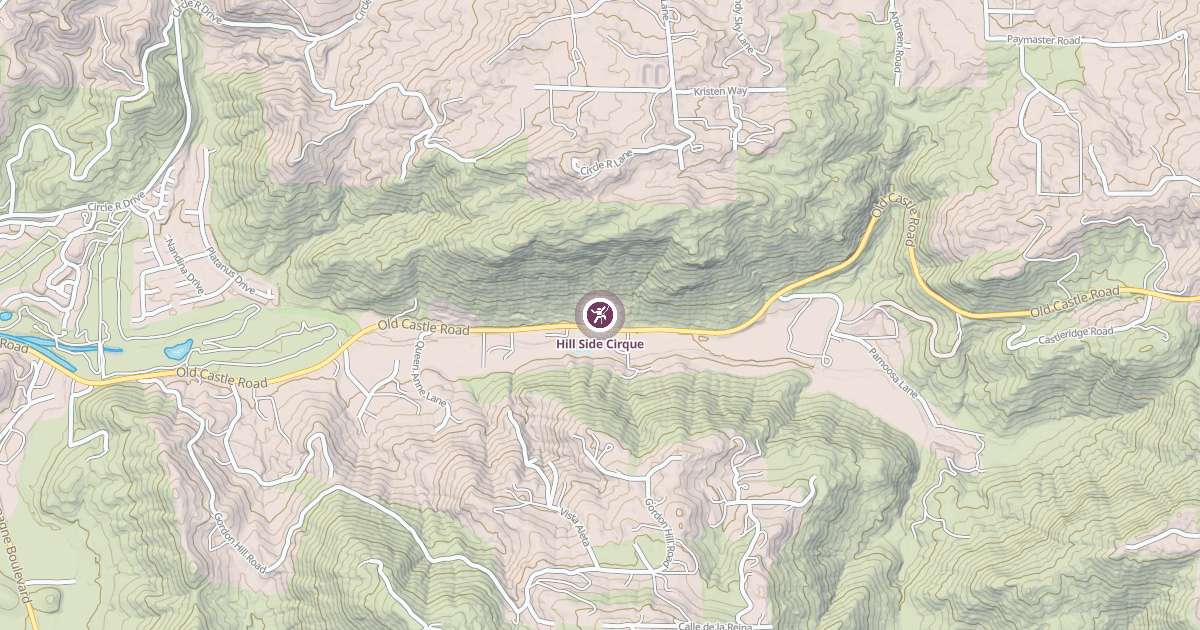 Map preview of Hill Side Cirque
