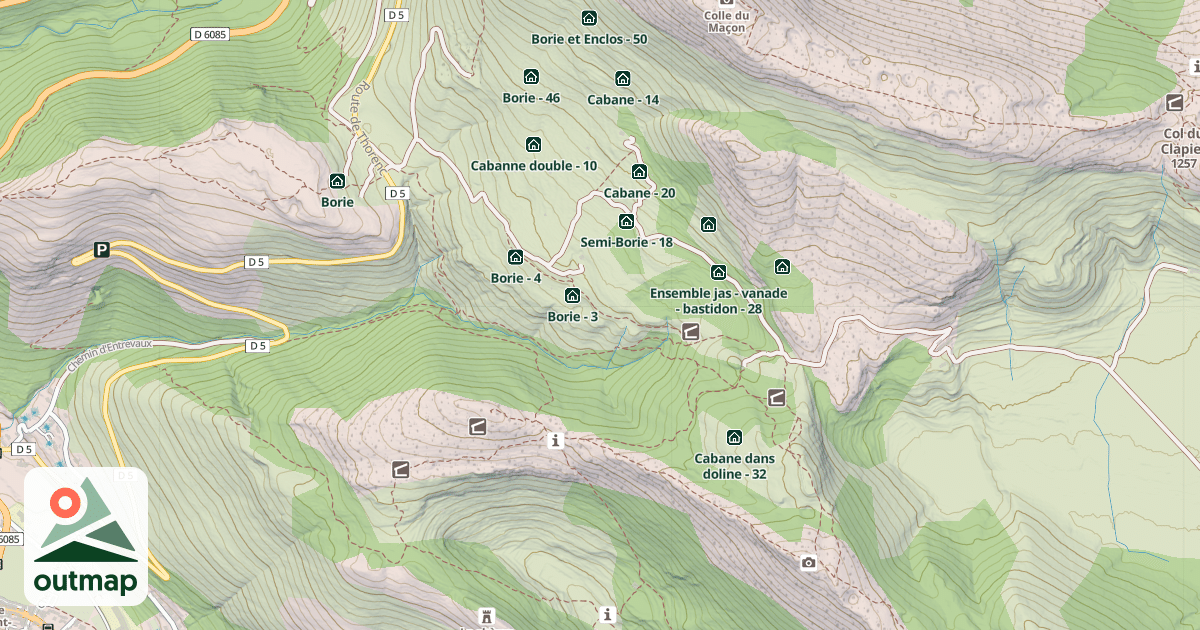 Map of Borie - 23