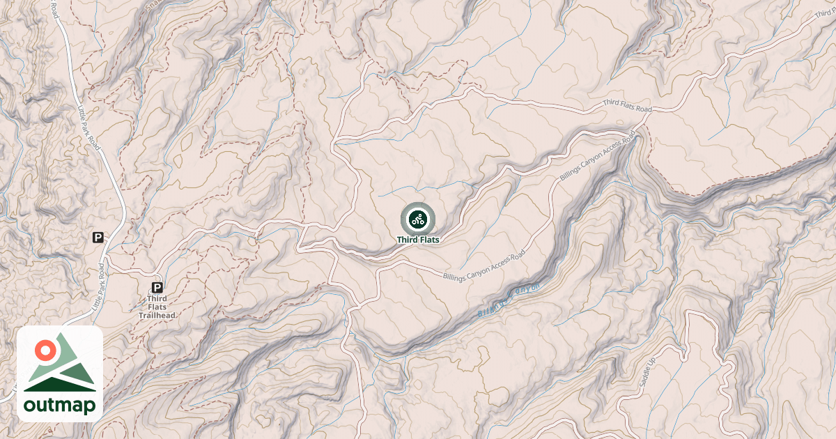 Map of Third Flats