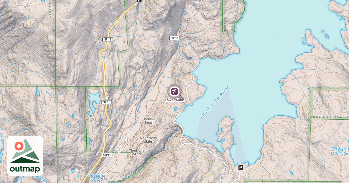 Map of Lower Main