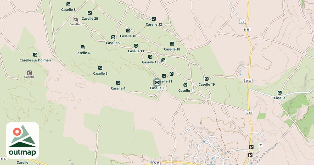 Map of Caselle 2