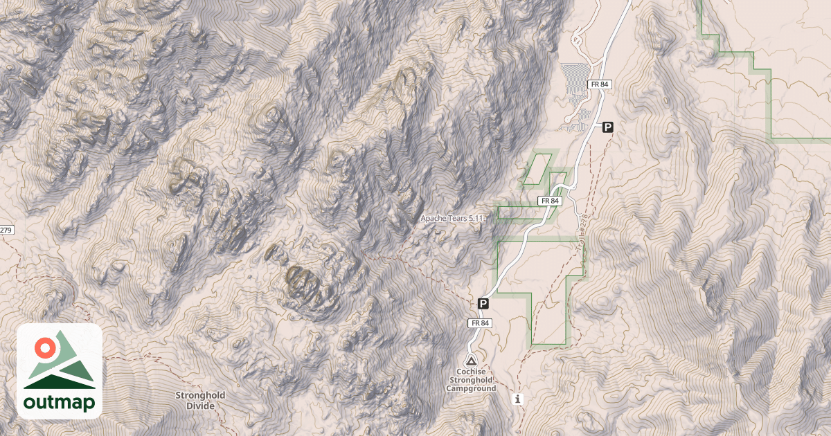 Map of Apache Tears