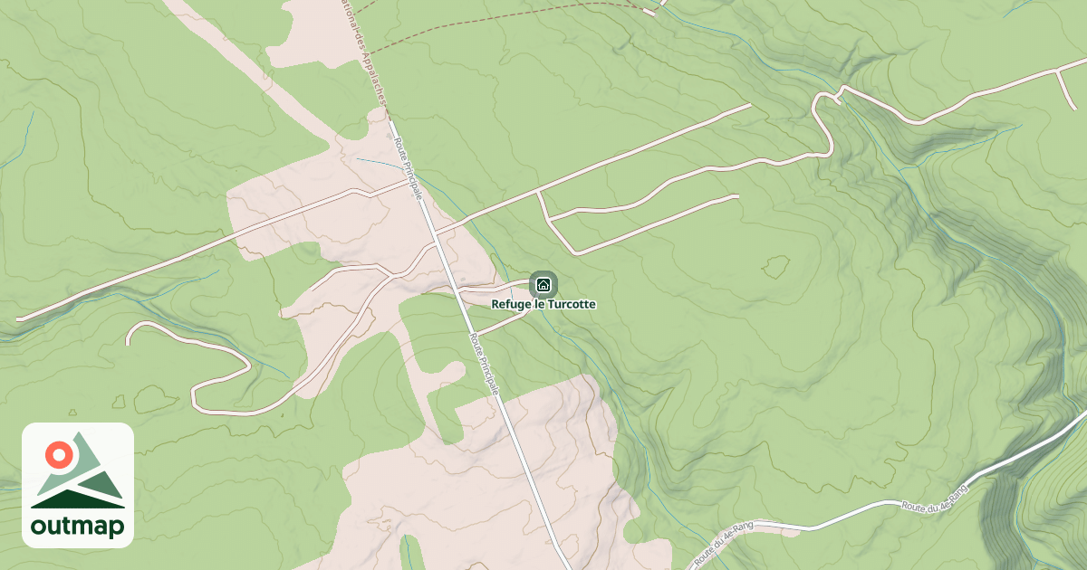 Map of Refuge le Turcotte