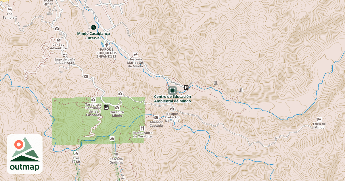 Map of Centro de Educación Ambiental de Mindo