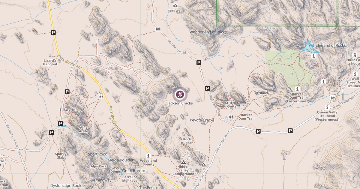 Map preview of Jackson Cracks