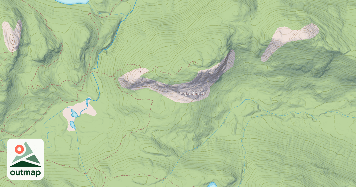 Map of Les jumelles