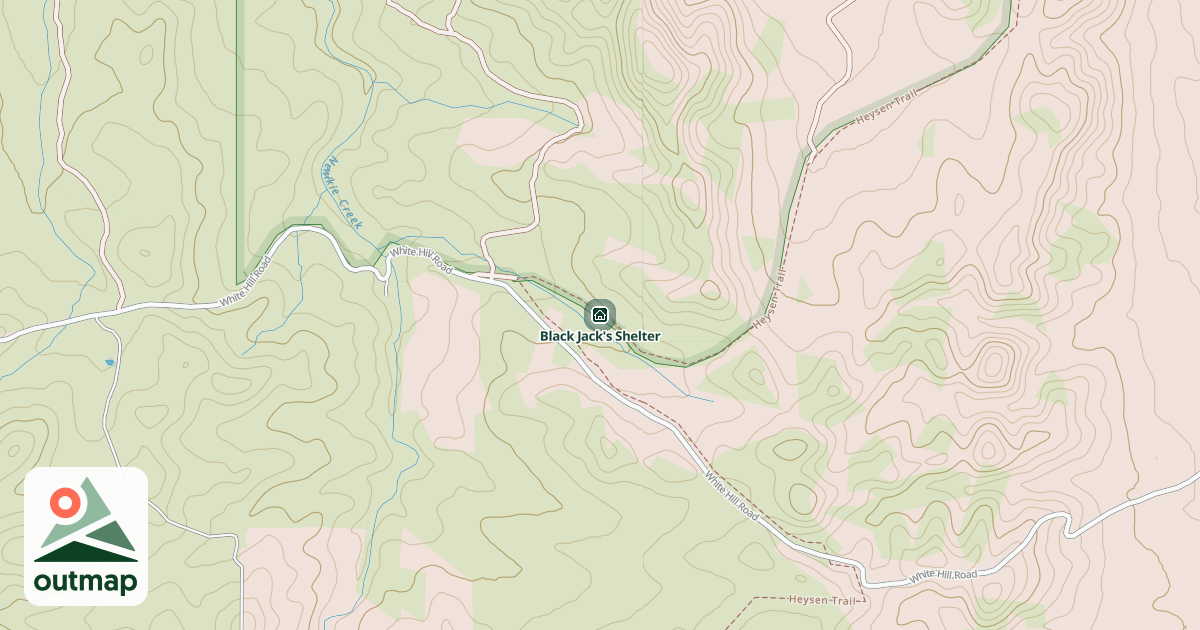 Map of Black Jack's Shelter