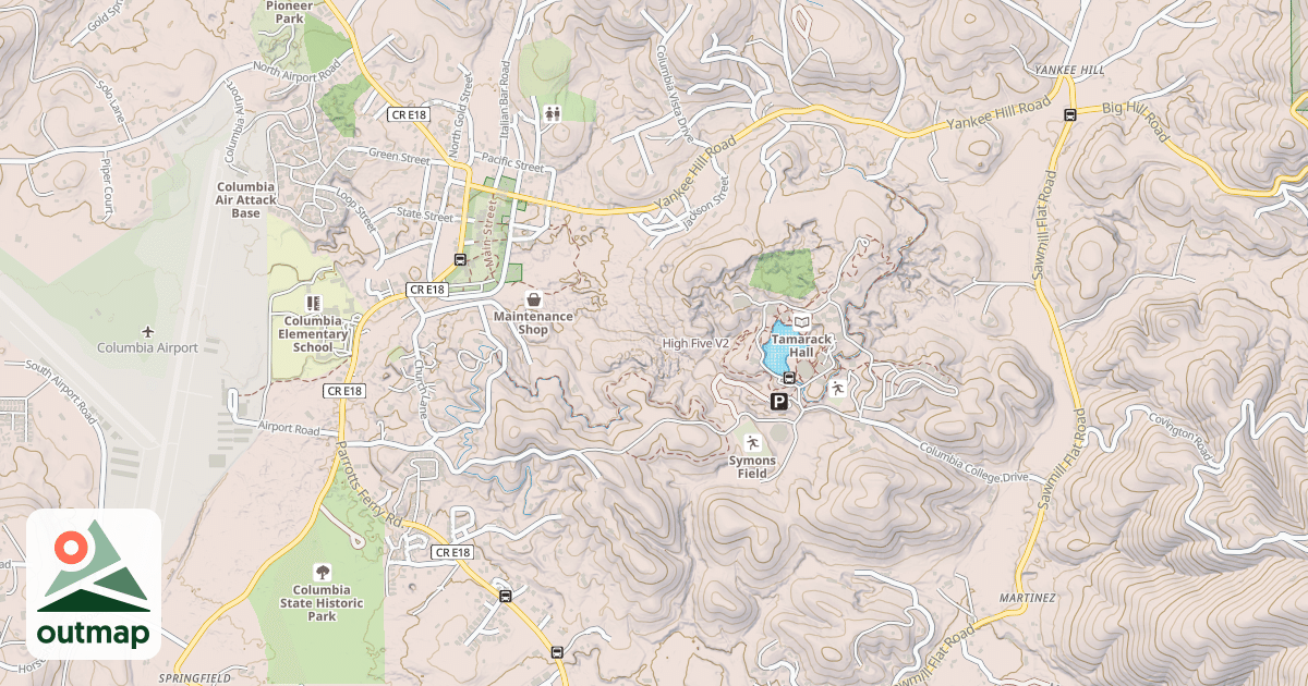 Map of High Five