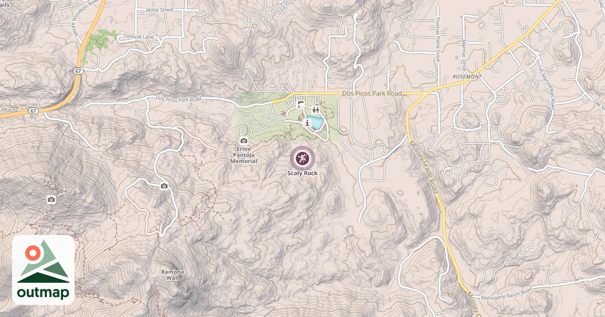 Map of Scaly Rock