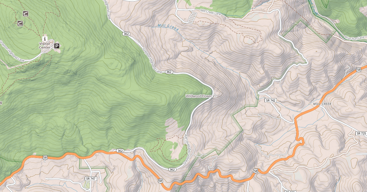 Map preview of Wildwood Flower