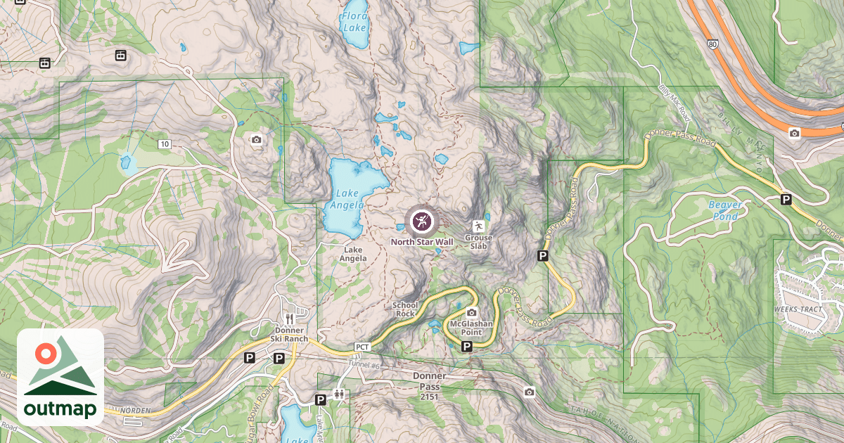 Map of North Star Wall