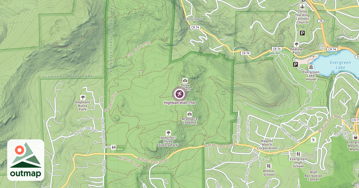 Map of Highball Wall, The