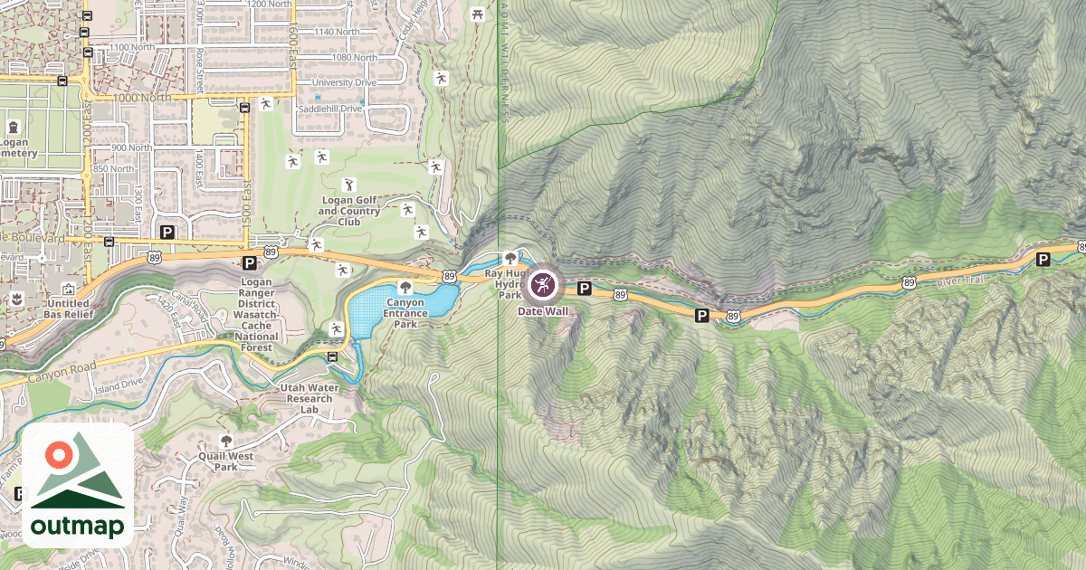 Map of Date Wall