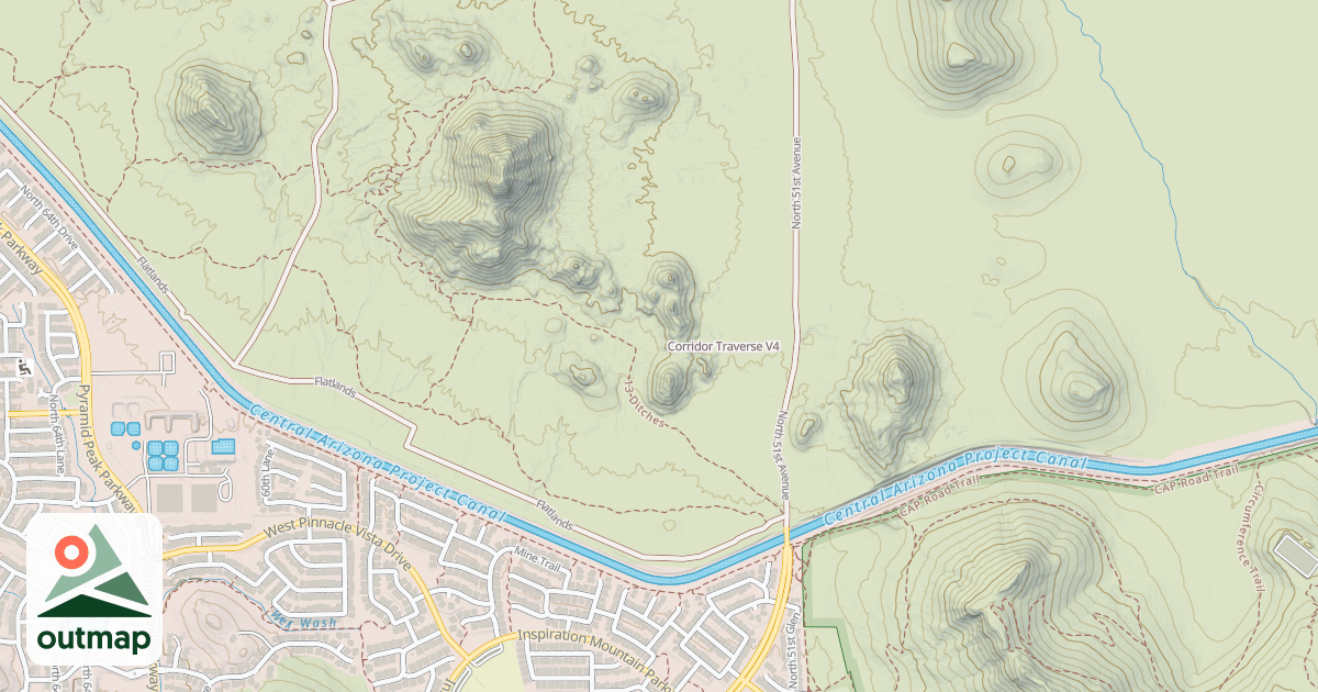 Map of Corridor Traverse