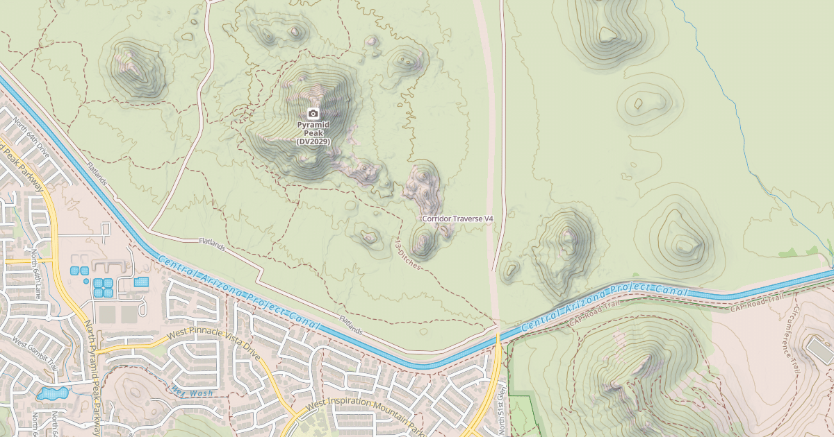 Map preview of Corridor Traverse