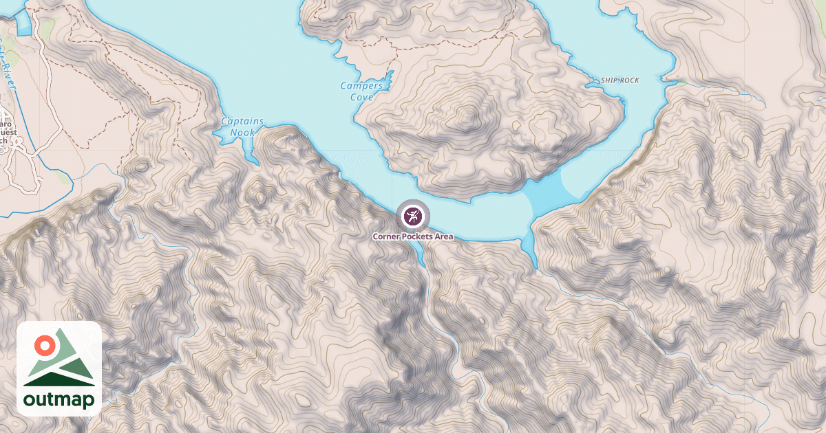 Map of Corner Pockets Area