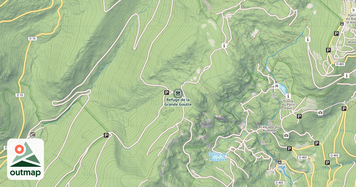 Map of Refuge de la Grande Goutte