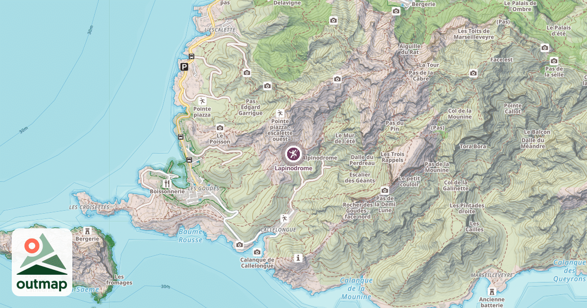 Map of Lapinodrome