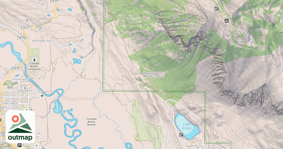 Map of Weeping Warrior/Berholtz Arete