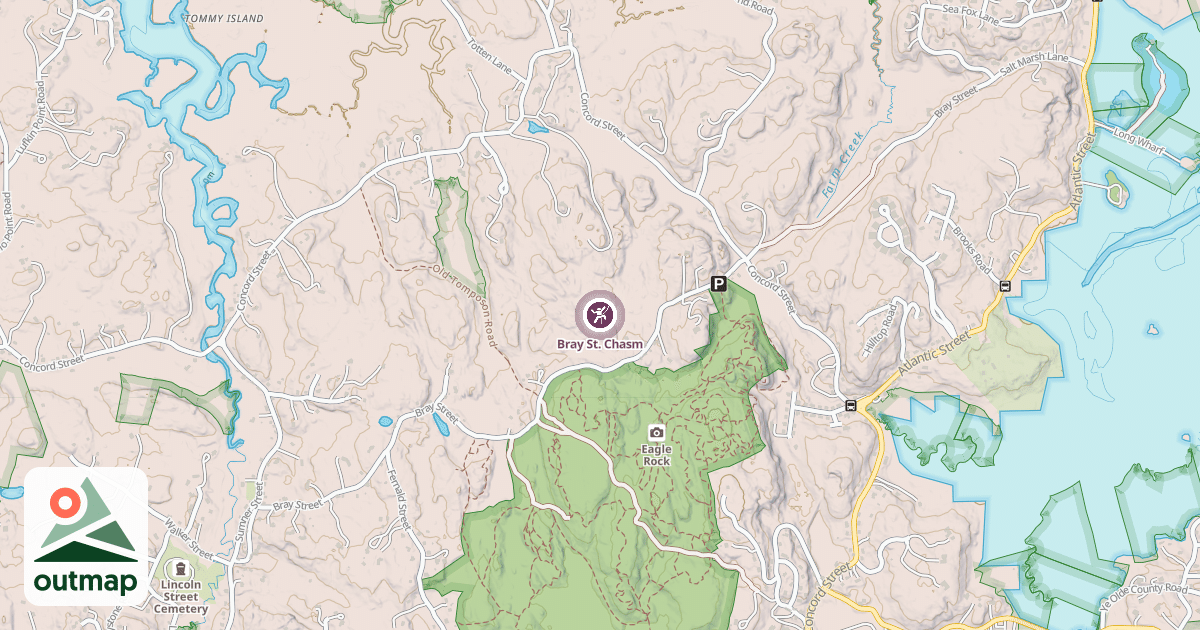 Map of Bray St. Chasm