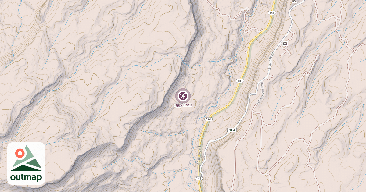 Map of Iggy Rock