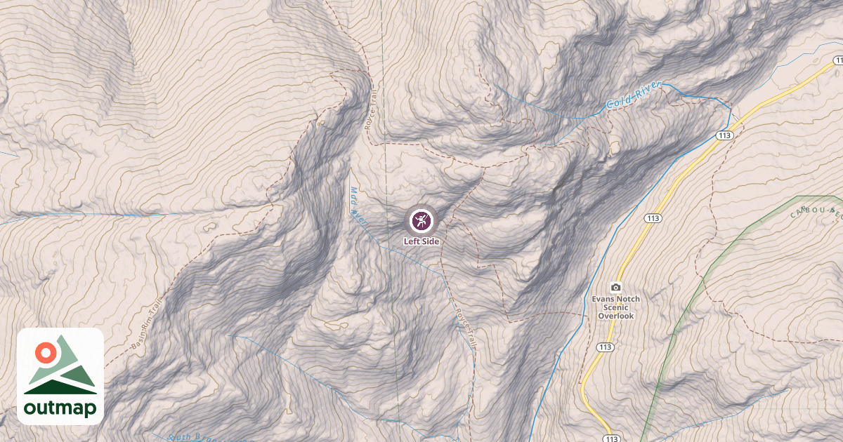 Map of Left Side