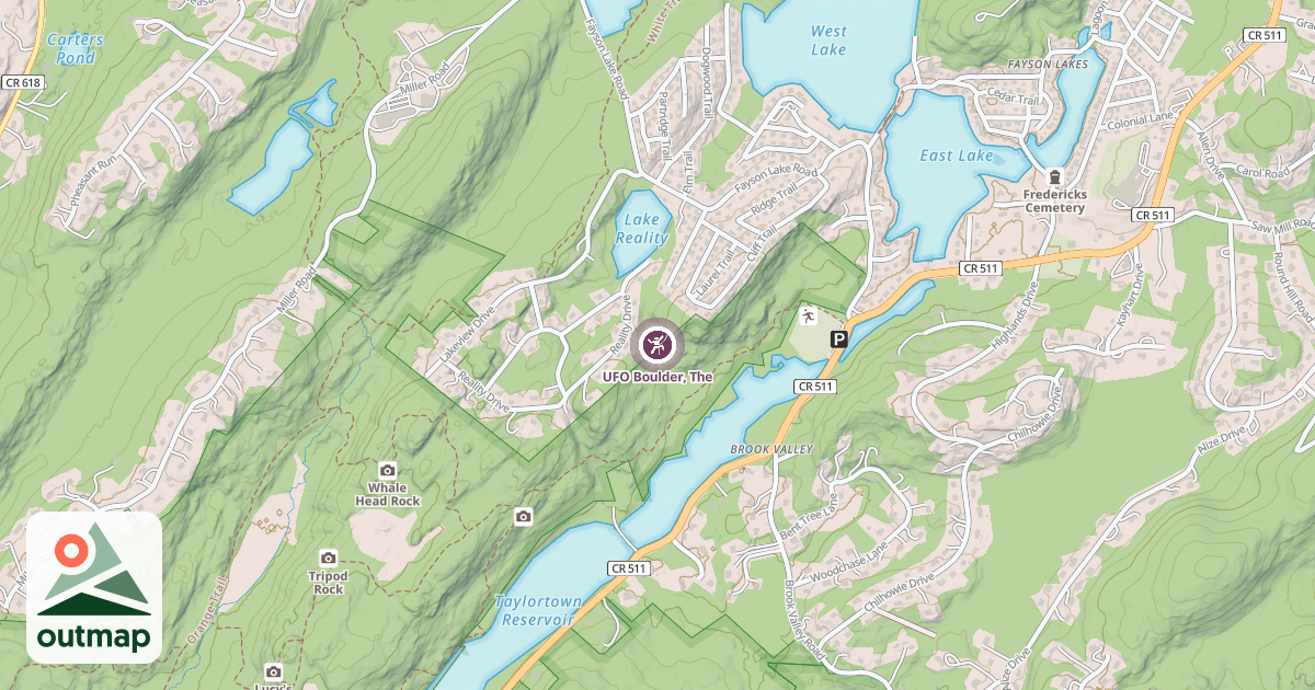 Map of UFO Boulder, The