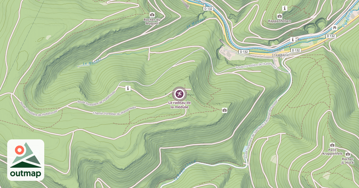 Map of Le radeau de la méduse
