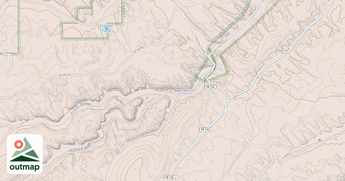 Map of Black Roof