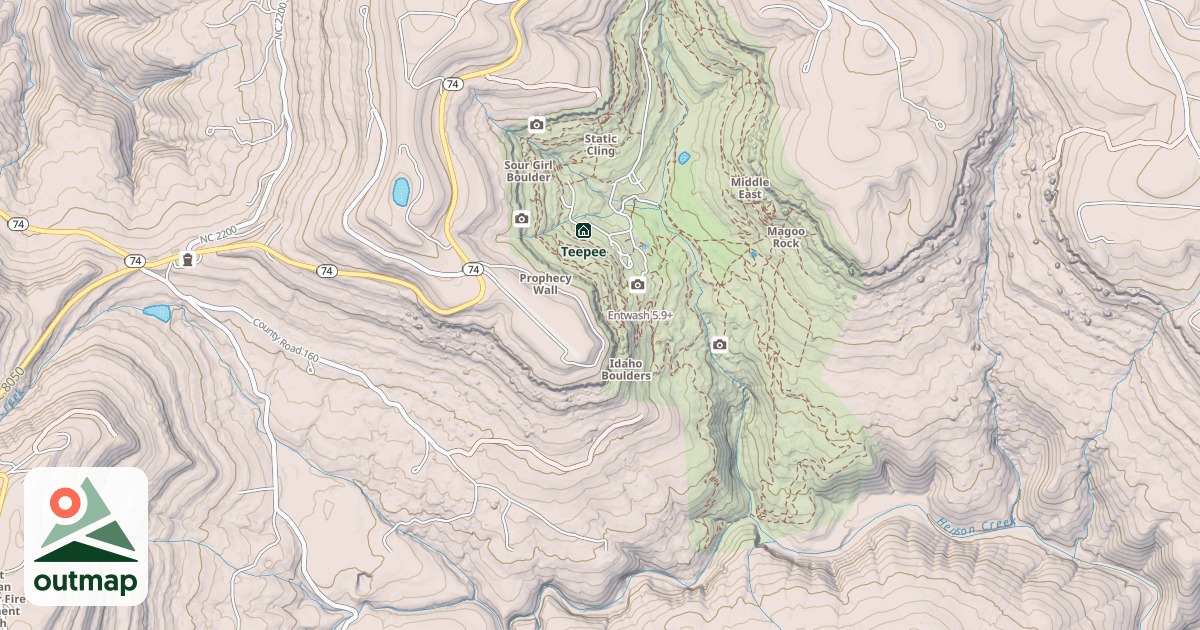 Map of Entwash