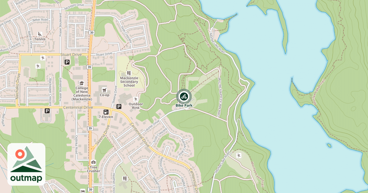 Map of Bike Park