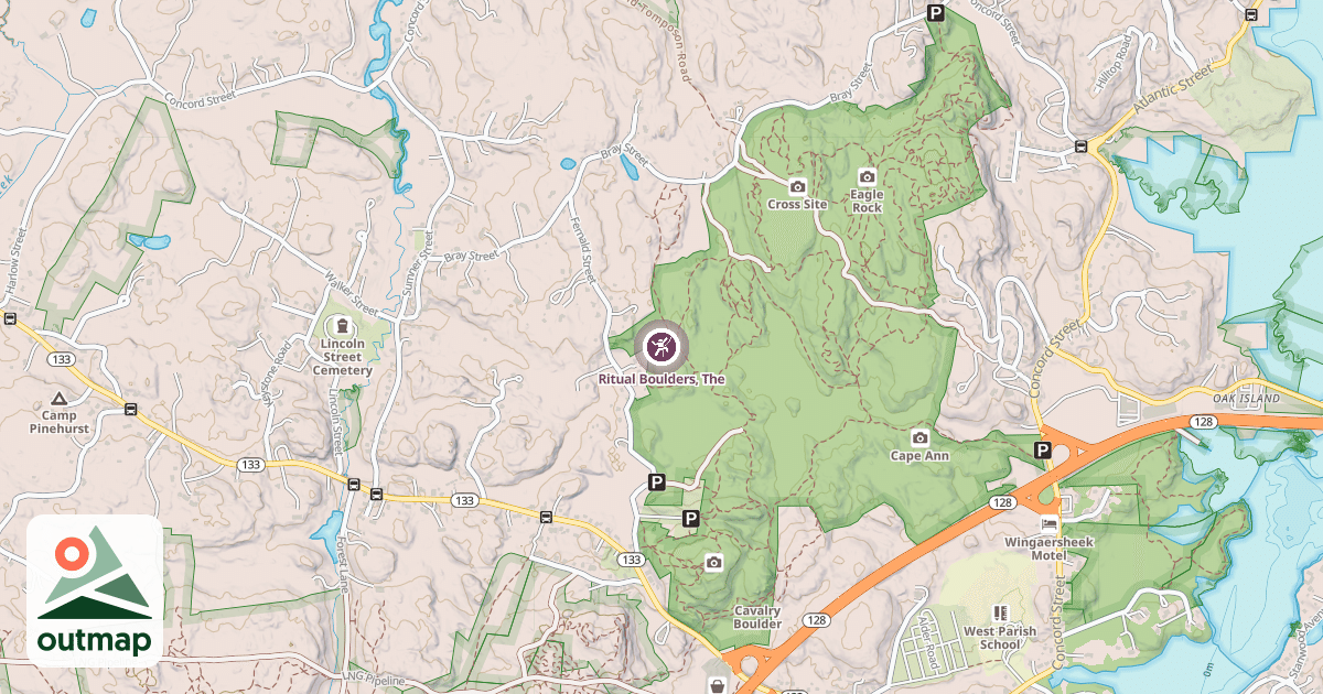 Map of Ritual Boulders, The