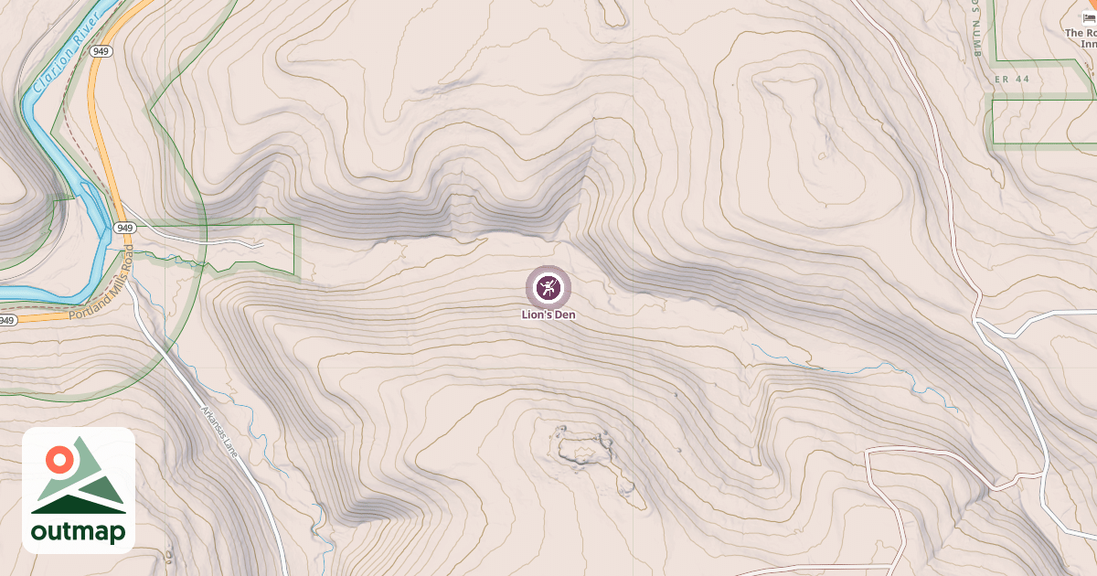 Map of Lion's Den