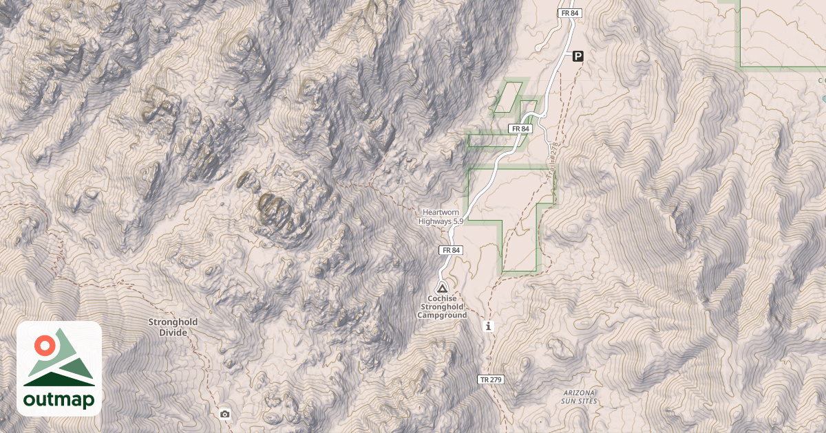 Map of Heartworn Highways